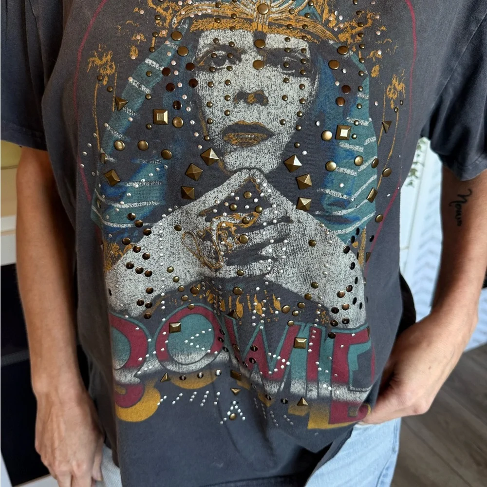Lucky Brand Gray David Bowie shirt - Picture 2 of 5